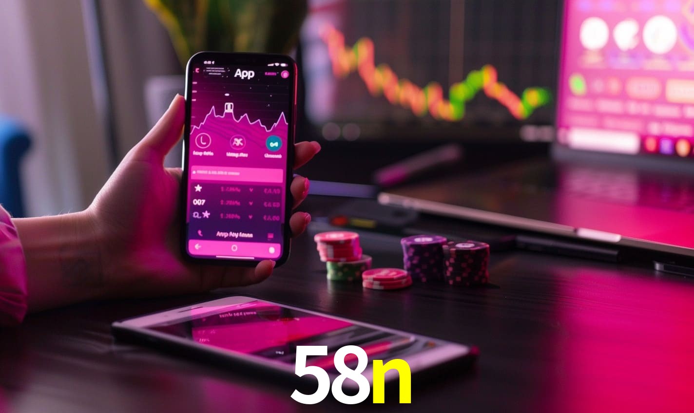 Comparação APP mobile vs versão web da 58n